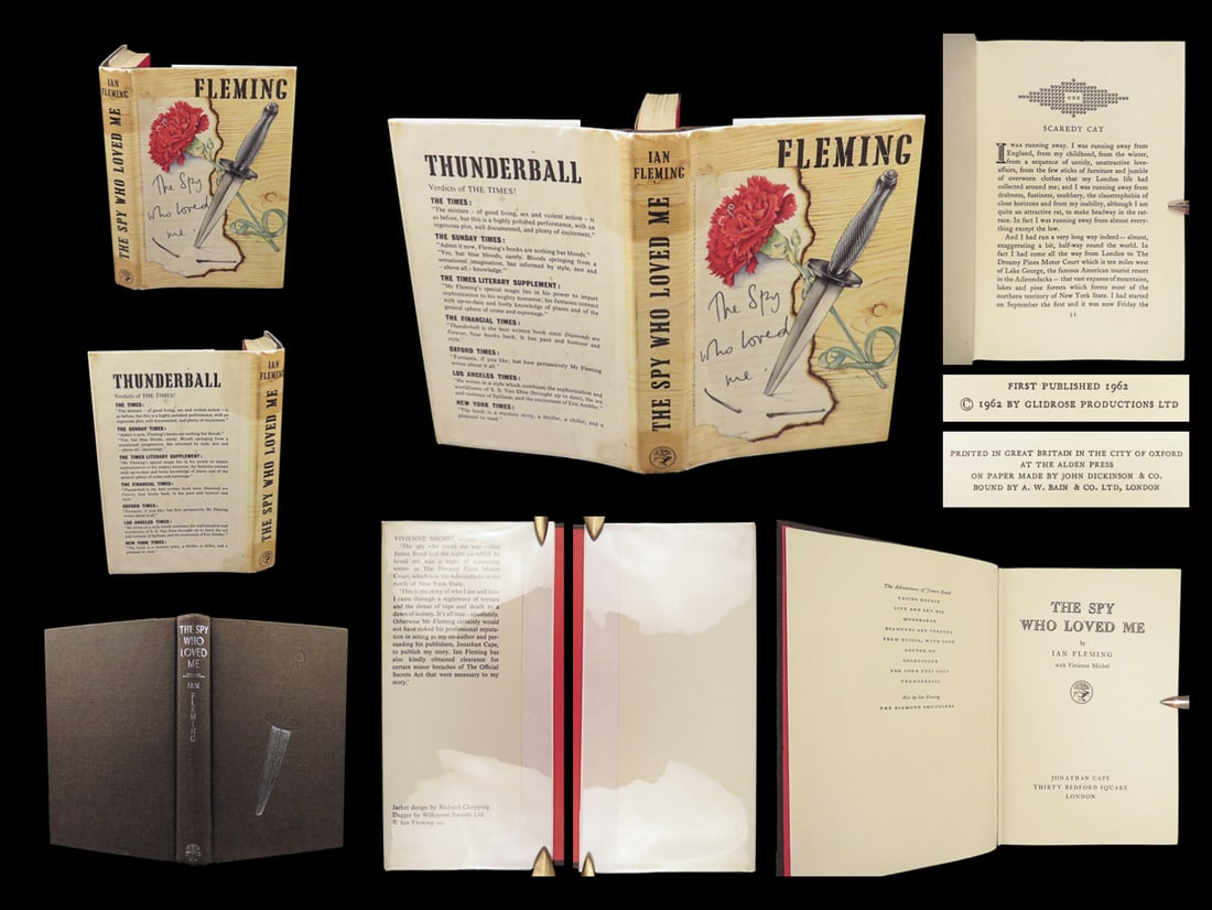 1962 JAMES BOND 1ed The Spy Who Loved Me Ian Fleming Vivienne Michel 007 Spy MI6: 1962 JAMES BOND 1ed The Spy Who Loved Me Ian Fleming Vivienne Michel 007 Spy MI6 Published in 1962, Ian Flemings “The Spy Who Loved Me” is the tenth book in the iconic James Bond series. The n