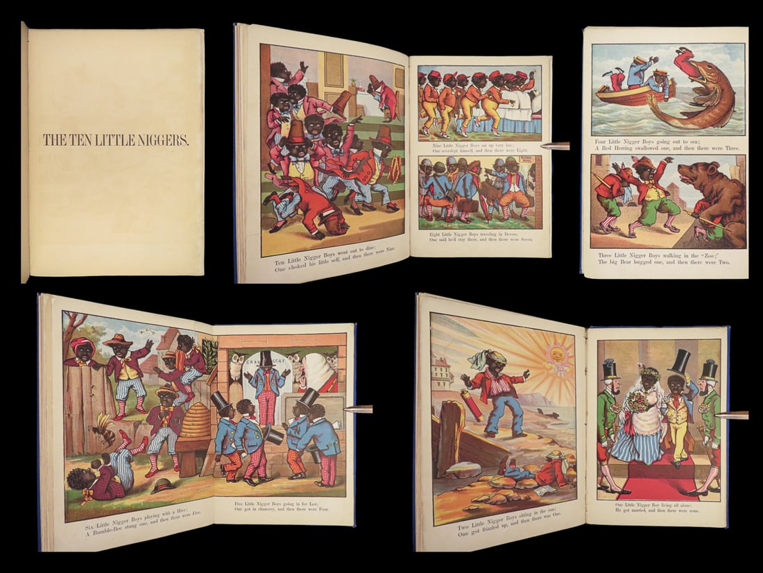 1876 Black Americana 1ed Art Uncle John Drolleries Slavery Racism Discrimination (1 of 10)