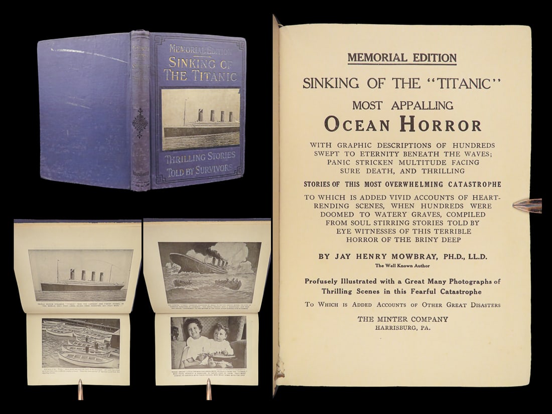 1912 TITANIC 1ed Wreck and Sinking Shipwreck Illustrated Survivor Stories (1 of 10)