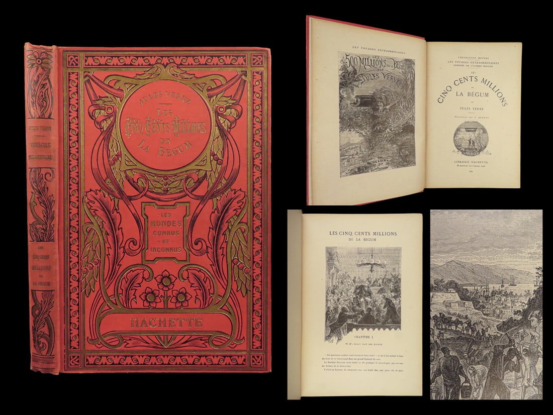 1925 Jules Verne Begums Fortune Extraordinary Voyages Dystopian India Hachette (1 of 10)