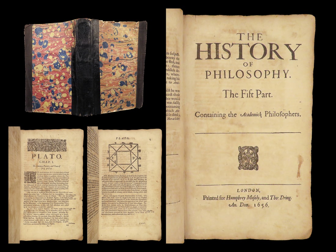 1656 FAMED Thomas Stanley Philosophy Metaphysics Socrates Aristotle Plato Zeno (1 of 10)