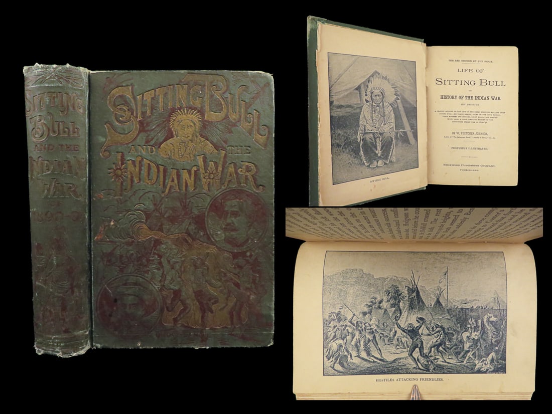 1891 DAKOTA Indians 1st ed Life Sitting Bull Native American Sioux Ghost Dance (1 of 10)