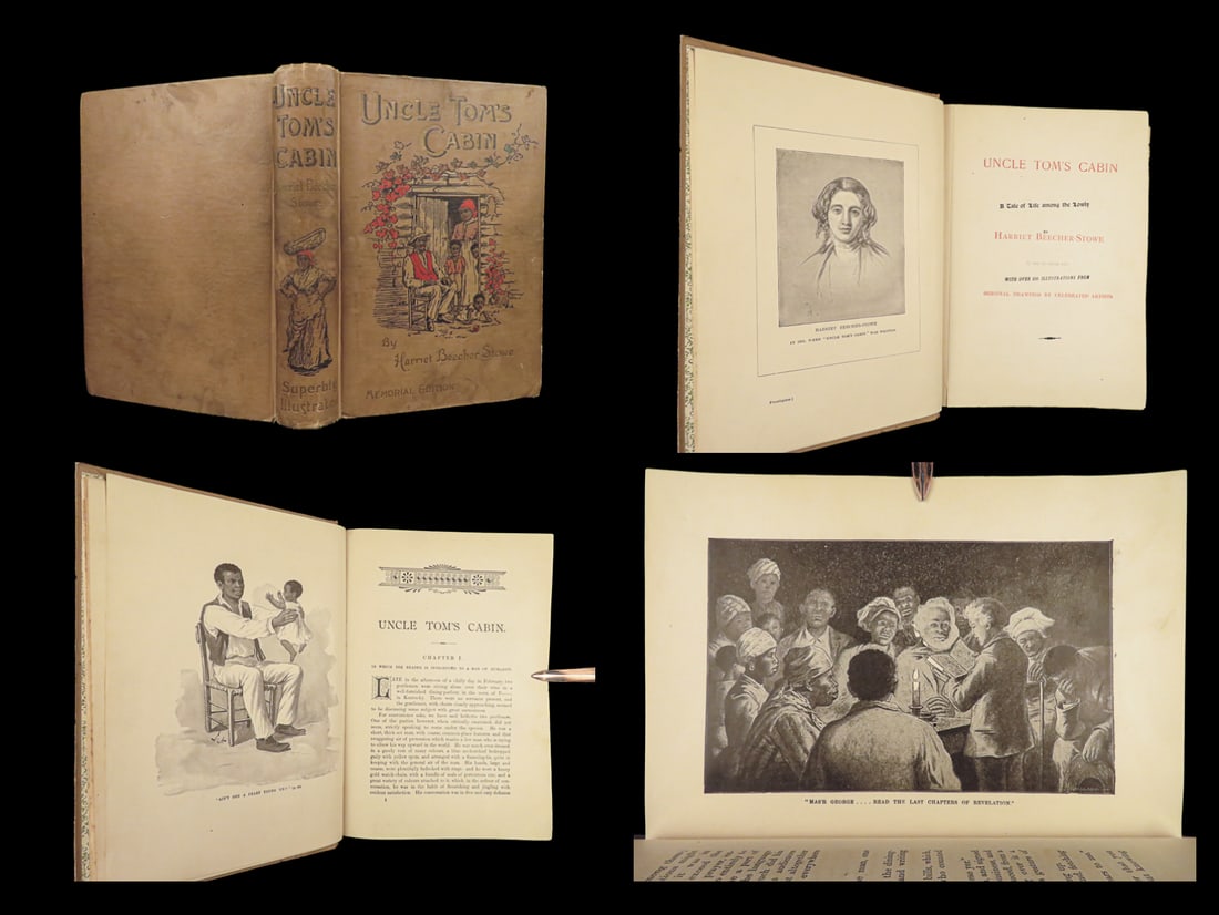 1897 Uncle Toms Cabin Harriet Beecher Stowe Slavery Abolition Civil War Americana (1 of 10)