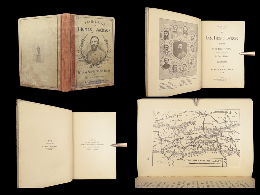 1899 Stonewall Jackson 1ed Confederate Campaigns Civil War Battles Maps RARE (1 of 10)