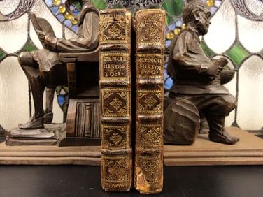 1670 Habsburg Memoirs AUSTRIA Leopold II Holy Roman Empire 2v SET European Wars