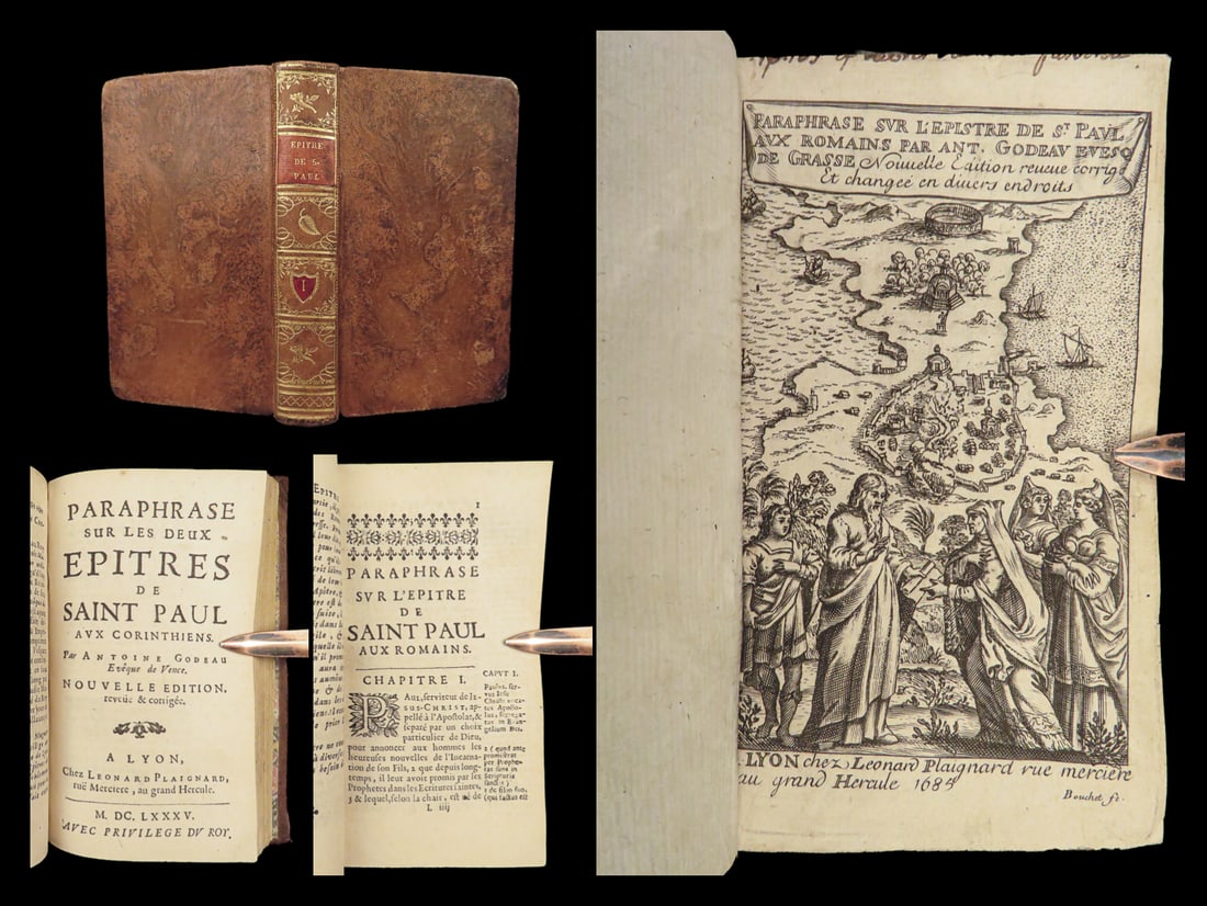 1685 Paul Epistles ROMANS Corinthians Bishop Antoine Godeau BIBLE Commentary 2n1 (1 of 10)