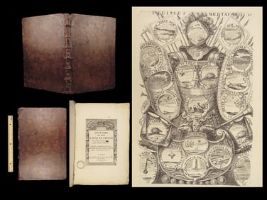 1689 COINS Louis XIV Emblems 1ed Illustrated Medals Numismatics Menestrier Paris