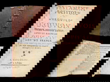 1695 FRANCE Memoirs of Marquis de Louvois Military Louis XIV Courtilz de Sandras