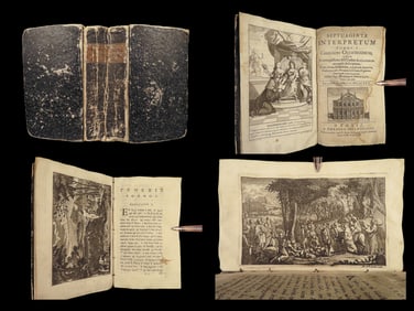 1707 Septuagint 1ed BIBLE Oxford FOLIO Codex Alexanrinus Greek Johannes Grabe