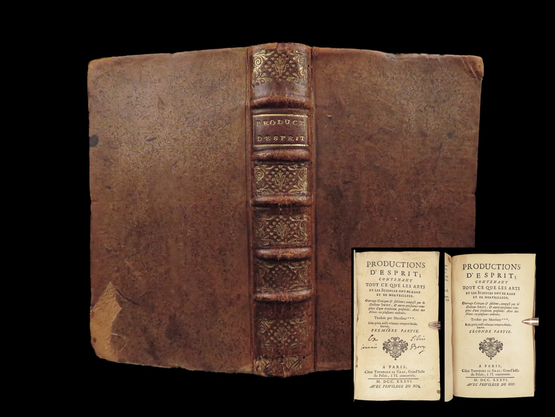 1736 Jon. SWIFT 1ed Tale of a Tub Catholic Satire Lutheran Productions desprit (1 of 10)