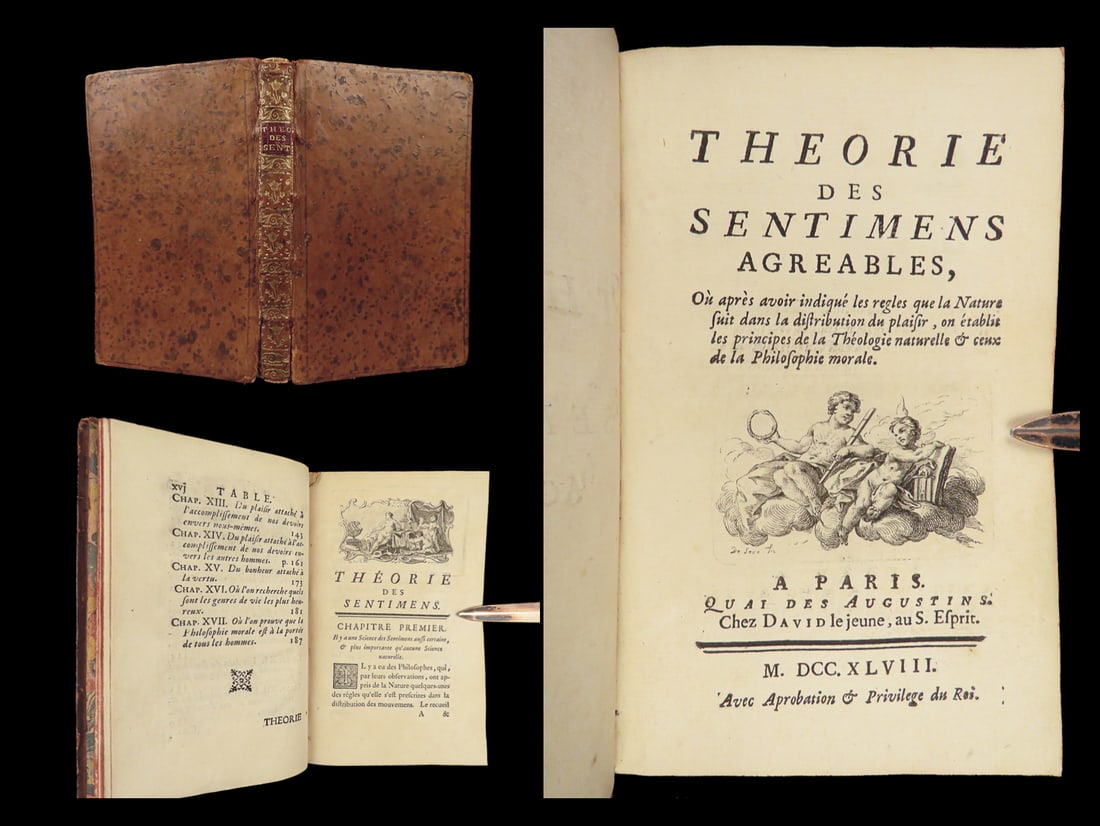 1748 Philosophy Klare Empfindung Cognitive Clarity Sentiments Agreables Pouilly: 1748 Philosophy Klare Empfindung Cognitive Clarity Sentiments Agreables Pouilly Louis-Jean Lévesque de Pouilly was an 18th-century French philosopher of whom very little is known. However, beyond his