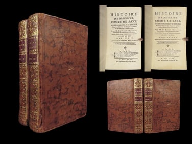 1775 Maurice Saxe French Military Louis XV Austrian Succession Holy Roman Empire