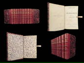 1863 Les Misérables Victor HUGO French Lit Cosette Jean Valjean Pagnerre 9v