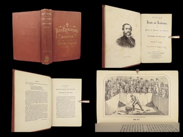 1873 Police Records Boston Massachusetts History CRIME Rings Gangs Illustrated