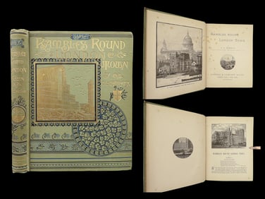 1889 London 1ed Rambles Round Town Illustrated Westminster Abbey St Pauls Cathedral