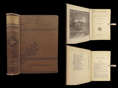 1892 Little Women by Louisa May Alcott Children CLASSIC Civil War Slavery