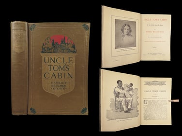 1897 Uncle Toms Cabin Harriet Beecher Stowe Slavery Abolition Civil War Americana