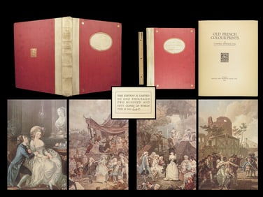 1924 French Art Prints 1ed Painting Napoleon Debucourt Huet FOLIO Dodgson