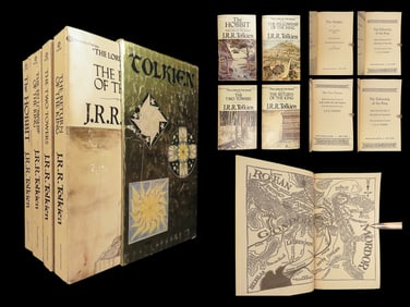 1978 Lord of the Rings J.R.R. Tolkien Middle Earth Hobbit Fantasy 4v SET