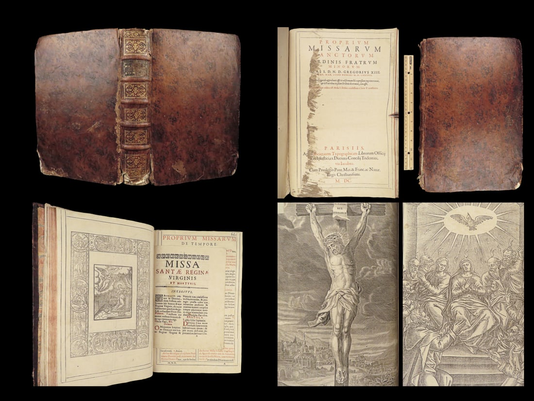 1687 Missale Romanum Catholic Missale Proprium Clement VIII Chant Music HUGE (1 of 10)