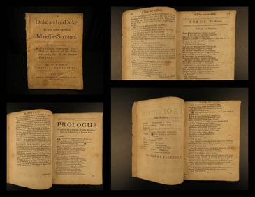 1693 IRISH Nahum Tate Play Duke No Duke Cockayne Trappolin Royal Theatre Drama