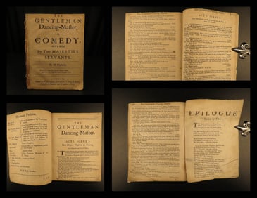 1693 William Wycherley Play The Gentleman Dancing Master SPAIN Calderon English