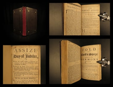 1736 The Great Assize Puritan Bible Sermons Revelation Samuel Smith Apocalypse