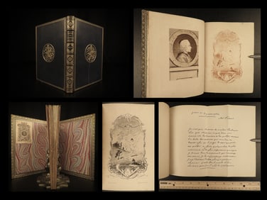 1878 FINE BINDING Claude Voisenon French Tales Literature Contes Zulmis Zelmaide