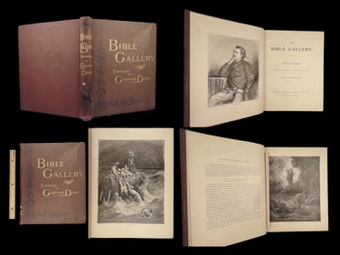 1880 BIBLE Gallery Gustave Dore ART Illustrated Old/New Testament Bible Scenes