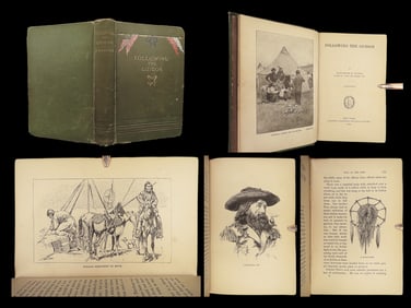 1890 Gen. CUSTER 1ed Following the Guidon Civil War Native American Indian Wars