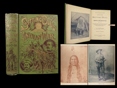 1891 Sioux Indians 1st ed Life Sitting Bull Native American DAKOTA Ghost Dance