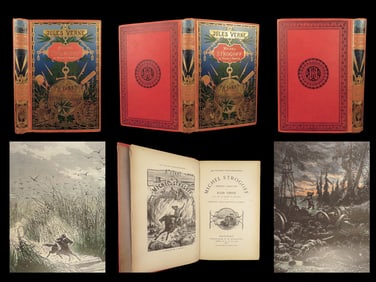 1898 Jules Verne Michel Strogoff Adventure Novel Russia French Hetzel MUTINEERS