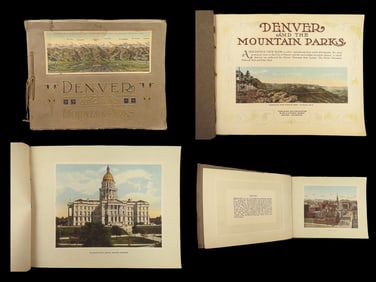 1919 DENVER 1ed Rocky Mountain Parks Colorado Native American INDIANS Estes Park
