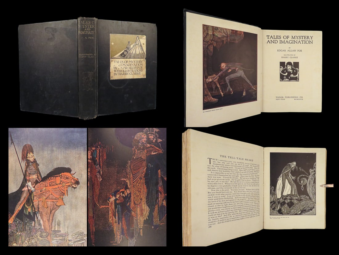 1939 EDGAR ALLAN POE Tales of Mystery and Imagination Harry Clarke Poetry (1 of 10)