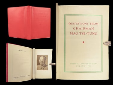 1966 CHINA 1ed English Mao Zedong Little Red Book Communism Tse-tung Quotations