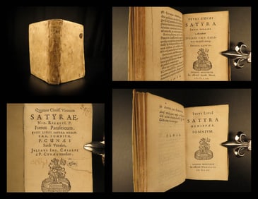 1620 SATIRES Menippean Catholic LEAGUE Spain France Religion War Lipsius Rigault