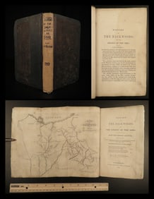 1843 INDIANS 1ed History of Backwoods Ohio Shawnee French Indian War Frontier