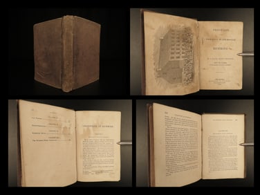1862 RARE 1ed Civil War Prison Life in Tobacco Warehouse Richmond Virginia CSA