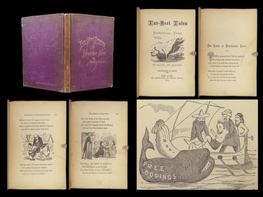 1873 North Carolina Legends 1ed TAR HEELS Tales American South Vernacular Doyle