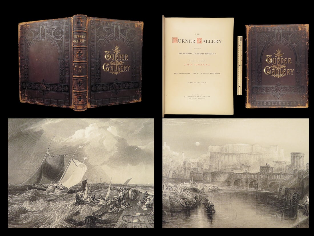 1878 JMW Turner ART 1ed Landscape Nature Abstract PAINTINGS Illustrated HUGE (1 of 10)
