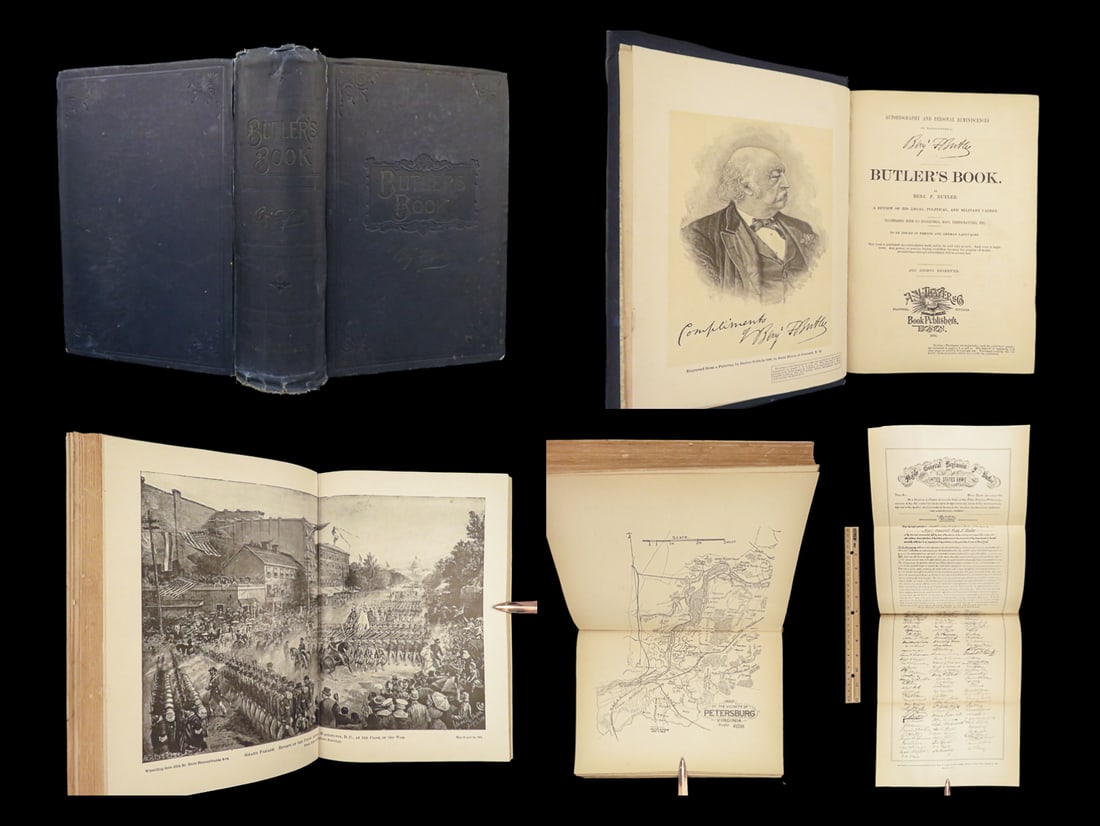 1892 Civil War New Orleans 1ed Benjamin Butler Autobiography Illustrated MAPS: 1892 Civil War New Orleans 1ed Benjamin Butler Autobiography Illustrated MAPS Known as Beast, Benjamin Butler was a major general in the Union army who is best remembered for directing the first Union