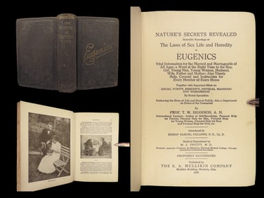 1920 EUGENICS Natures Secrets Revealed Nazi Philosophy Genetics Heredity Ethics