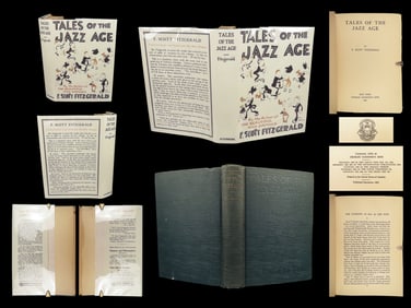 1922 F Scott Fitzgerald 1st/1st Tales of the JAZZ Age Benjamin Button America