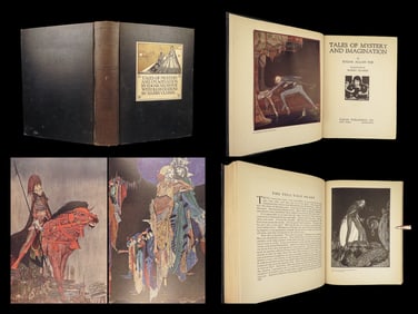 1933 EDGAR ALLAN POE 1ed Tales of Mystery Harry Clarke ART Occult Macabre Horror