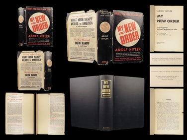 1941 HITLER Speeches New Order World War II NAZI Germany Anti-Semitism Mein Kampf