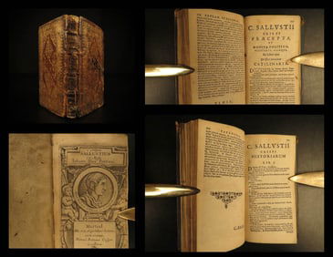 1639 Sallust Catiline Conspiracy WAR Rome Jugurthine War Historiae Pontanus