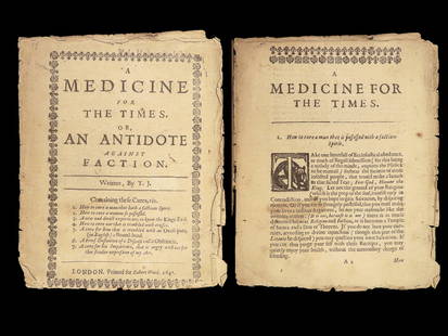 1641 1st Cures for Demon Possessed Women & English Civil War Factions: 1641 1st Cures for Demon Possessed Women & English Civil War Factions “Take one heartfull of ecclesiastical obedience, as much of regal submissions (for this being a malady of the mind, requires the