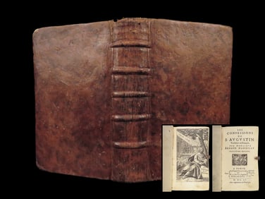 1651 Confessions of St Augustine Bible Doctrine Philosophy dAndilly French