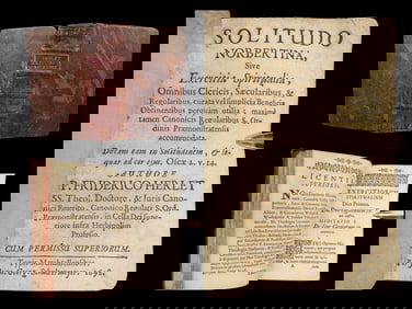 1698 Spiritual Exercises by Jesuit Herlet Solitudo Norbertine Order Marchtal 1st