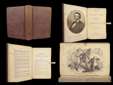 1862 Civil War 1st Sketches of Secession by Brownlow | Confederacy Tennessee
